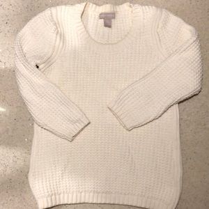 Classic White Banana Republic Sweater